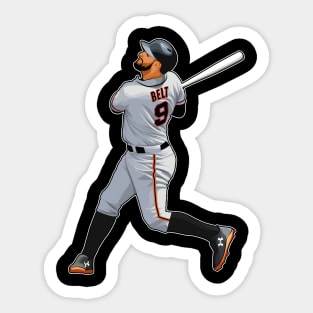 Brandon Belt #9 Homerun Sticker